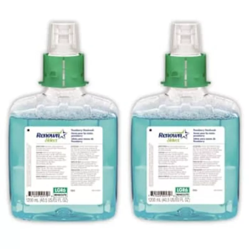 Renown Select Rb6 1200 mL Pomeberry Scent Foam Hand Soap Refill For Renown Rb6 Dispensers, Case Of 2